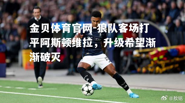 狼队客场打平阿斯顿维拉，升级希望渐渐破灭